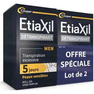 Etiaxil Detranspirant Dezodorant w kulce pod pachy dla mężczyzn skóra wrażliwa 2x15ml
