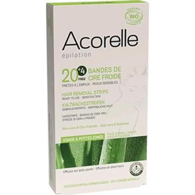 Acorelle Paski z zimnym woskiem do twarzy x20 + 4 gratis* 4,8ml