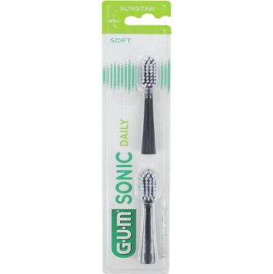 Wkłady do szczoteczki do zębów Gum Sonic Daily Black x2
