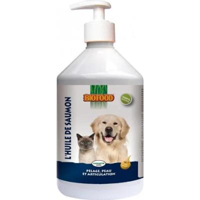 Biofood Peeling do skóry i stawów z olejem z łososia dla psów i kotów 500ml