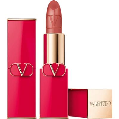 Valentino Czerwona satynowa szminka w kremie 100R z możliwością ponownego napełnienia 3,5 g
