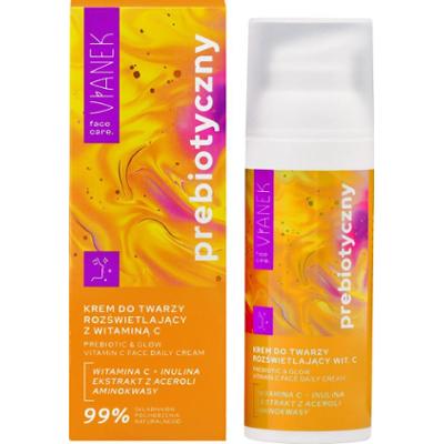 Vianek prebiotic- Rozświetlający krem do twarzy z witaminą C 50 ml