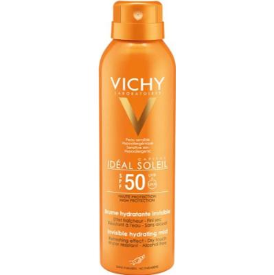 Vichy Capital Soleil SPF50 Invisible Nawilżająca mgiełka Bardzo wysoka ochrona przeciwsłoneczna 200ml