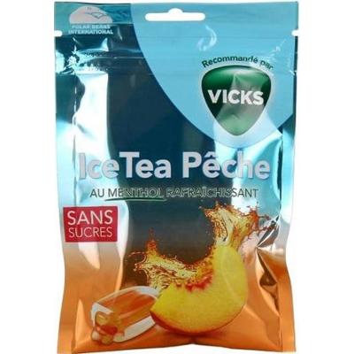 Vicks Caramella Ice Tea Pesca Bez Cukru 13 Sztuk