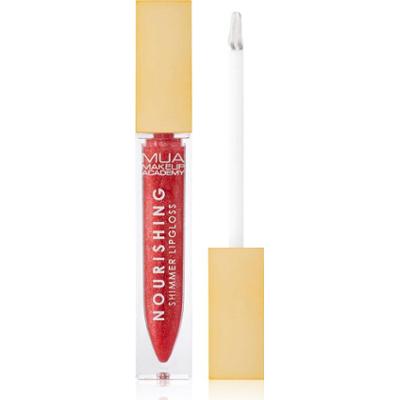 MUA Makeup Academy Błyszczyk do ust Virtual Glow o działaniu odżywczym una Jasny połyskujący kolor Metaversal Coral 6,5 ml