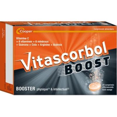 Cooper Vitascorbol Boost 20 tabletek musujących
