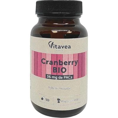 Vitavea ORGANIC Żurawina 36mg firmy PACS - Urinary Sphere - 30 kapsułek