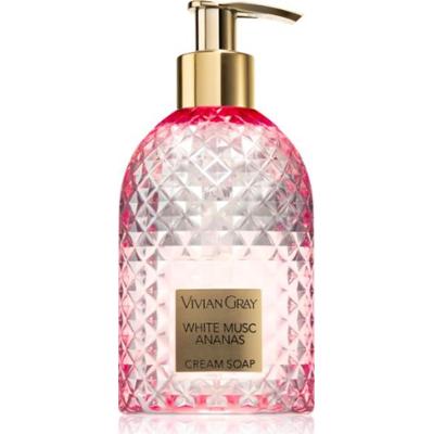 Vivian gray Mydło w kremie białe piżmo i ananas - Kremowe mydło w płynie - 300 ml
