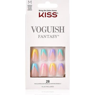 KISS Voguish Fantasy Candies Średnie sztuczne paznokcie 28 sztuk