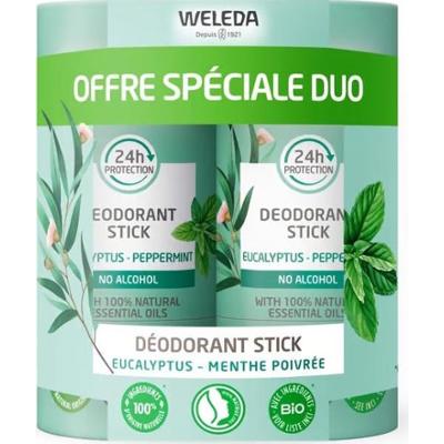 Weleda Dezodorant w sztyfcie Eukaliptus Mięta 2x50g