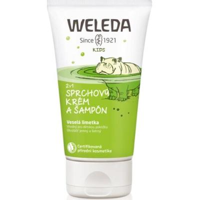 Weleda Krem pod prysznic dla dzieci 2 w 1 Musująca zielona cytryna 150 ml