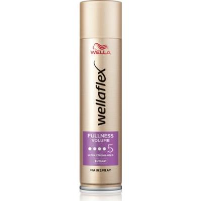 Wella Wellaflex Fullness Volume Extra Strong Fixing Hairspray dla elastyczności i objętości 250ml