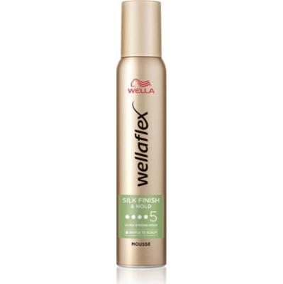 Wella Wellaflex Silk Finish & Hold Fixing Mousse ultra mocny 200 ml