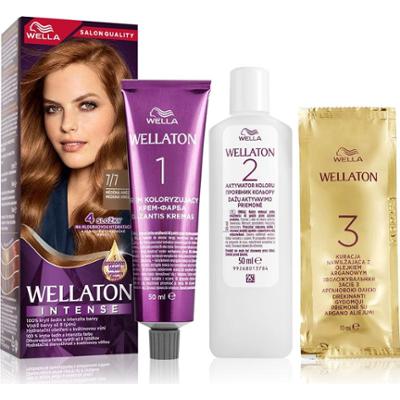 Wella Wellaton Intense trwała farba do włosów z olejkiem arganowym kolor 7/7 głęboki brąz