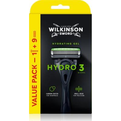 Zestaw Wilkinson Hydro 3 - Maszynka do golenia z jedną główką + głowica wymienna (8 sztuk)