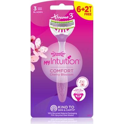 Wilkinson Xtreme 3 My Intuition Comfort - Jednorazowa maszynka do golenia dla kobiet 8 szt