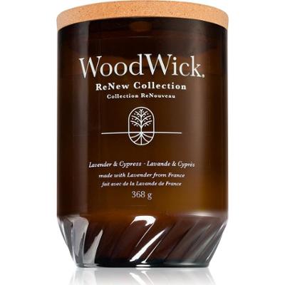Świeca Woodwicka ReNew Lawenda i Cyprys - 368g