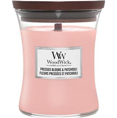 Woodwick Świeca zapachowa średni słoiczek Pressed Blooms & Patchouli 275 g