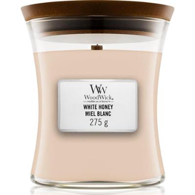 Woodwick White Honey - Świeca zapachowa - 275.0 g