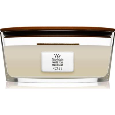 Woodwick White Teak Ship - Świeca zapachowa - 453.6 g