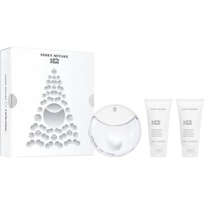 Zestaw świąteczny 2023 Issey Miyake: A Drop d'Issey Nawilżający krem do rąk 2 sztuki 50 ml + A Drop d'Issey Woda perfumowana dla kobiet 50 ml