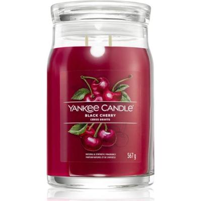 Yankee Candle Czarna świeca Cherry Signature (dojrzała wiśnia) - 567,0 g