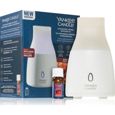 Zestaw ultradźwiękowy dyfuzor zapachowy Yankee Candle Black Cherry (Ripe Cherry) z olejkiem