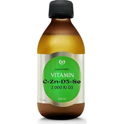 Zdravý svet Liposomalna Witamina C + D3 + Cynk + Selen 200ml