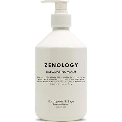 Peelingujący środek myjący Zenology z eukaliptusem i szałwią