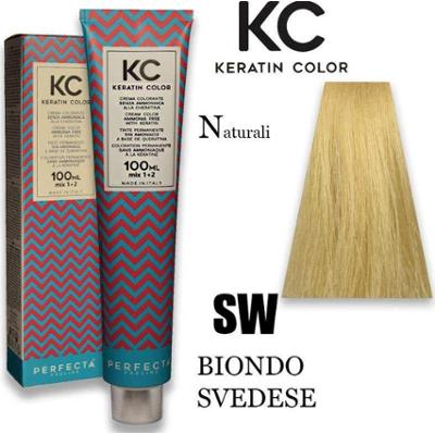 KC KERATIN Cream Kolor 100 ml 10 szwedzkiej blondynki
