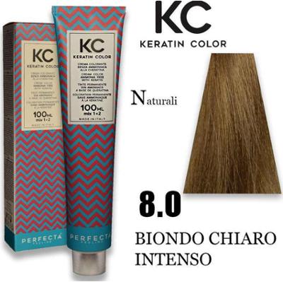 KC KERATIN Cream Color 100 ml 8,0