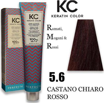 KC KERATIN Cream Color 100 ml 5.6