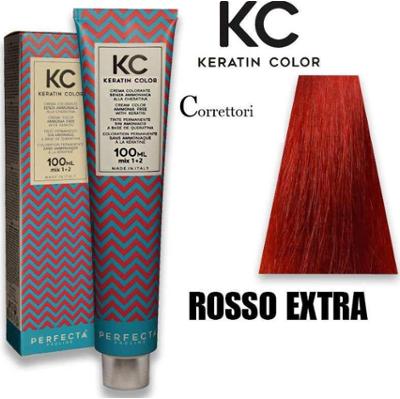 KC KERATIN Cream Color 100 ml czerwony