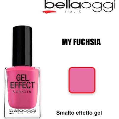 Efekt żelu Efekt żelowy Efekt Efekt z moją keratyną Fuchsia
