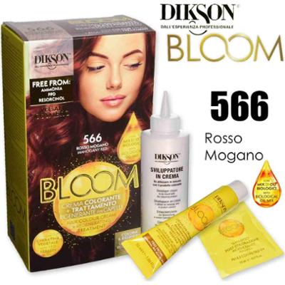 Dikson Bloom Choir Cream z keratyną 566 Czerwony mahoń