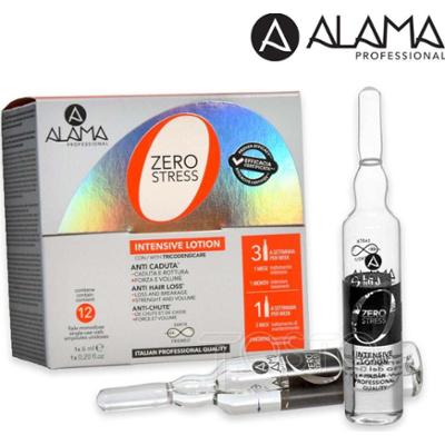 Alama profesjonalne fiolki przeciw wypadaniu włosów Zero Stress do każdego rodzaju włosów 12 x 6 ml