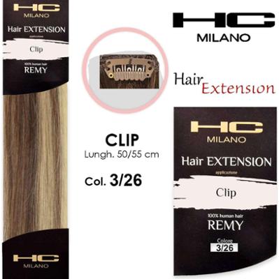 Przedłużka Hc milano 3 klipsy remy szerokość 14-16cm długość 50cm kol.3/26