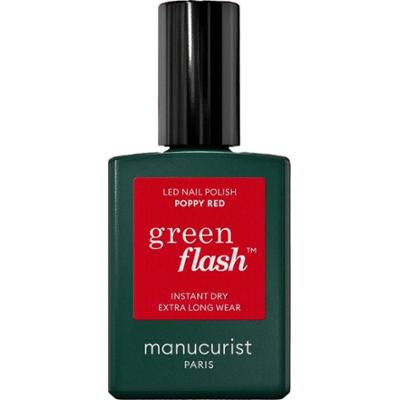 Manucurist Green Flash - Vernis LED - Poppy Red 15 ml