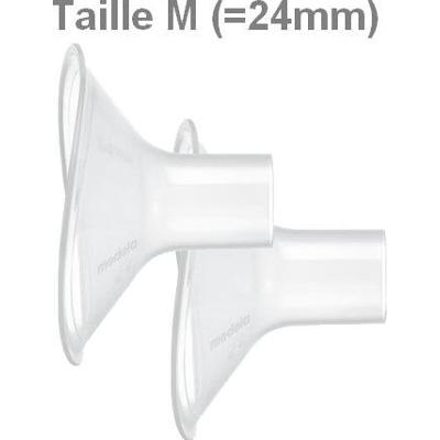Medela PersonalFit Plus Tettarelle (tylko wskazówki) Rozmiar M (24 mm) x2