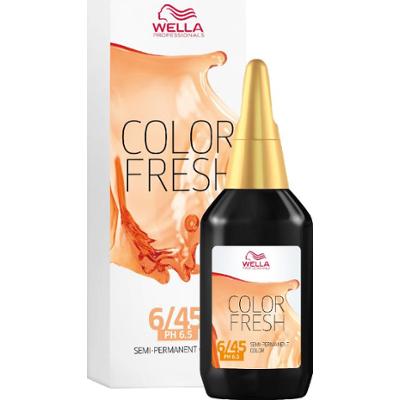 Wella Color Fresh 6/45 Dark Blonde Red Mahogany (75ml)