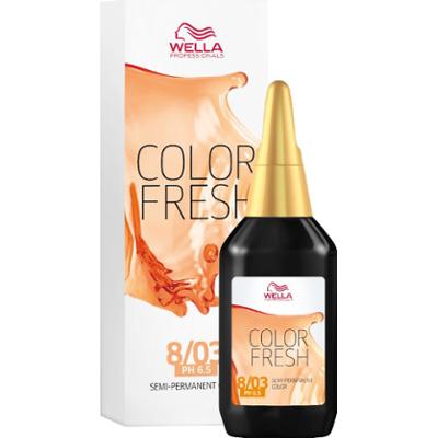 Wella Color Fresh 8/03 Light Blonde Natural Gold (75ml)