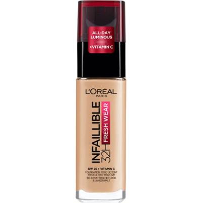 L'Oréal Paris Infaillible 32H Fresh Wear Foundation 120 Warm Undertone (30 ml)
