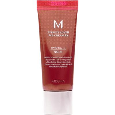 Missha M Perfect Cover BB Cream SPF42 PA+++ No.21 Light Beige