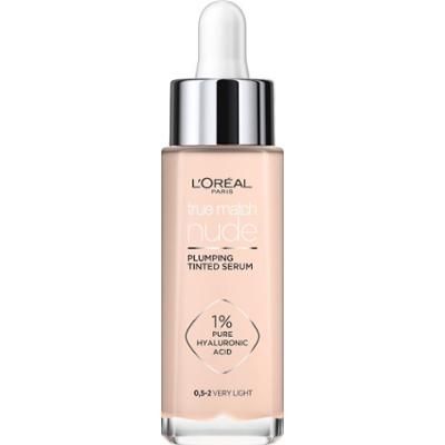 L'Oréal Paris True Match Nude Plumping Tinted Serum Very light 0,5-2 (30 ml)