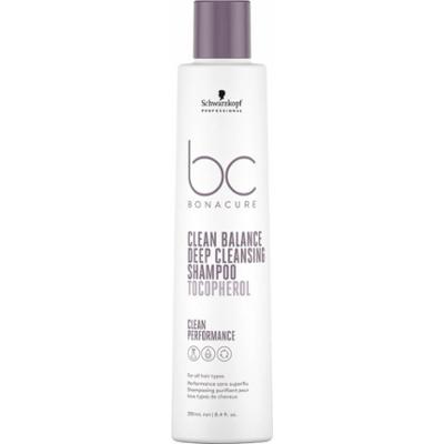 Schwarzkopf Professional BC Bonacure Clean Balance Deep Cleansing Shampoo Tocopherol (250ml)