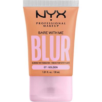 NYX Professional Makeup Bare With Me Blur Tint Foundation 07 Golden (30 ml)