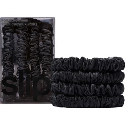 Slip Pure Silk Skinny Scrunchies Black