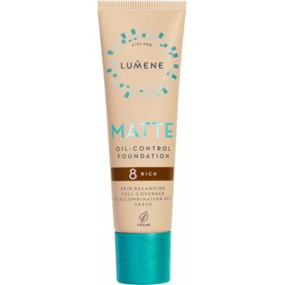 Lumene Matte Oil-Control Foundation SPF20 8 Rich (30 ml)