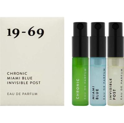 19-69 The Collection Three EdP (3 references). Miami Blue, Invisible Post, Chronic (3 x 2,5 ml)