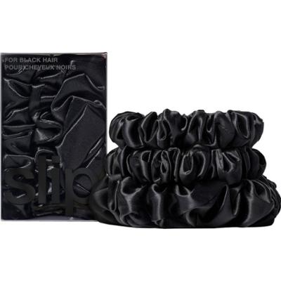 Slip Pure Silk Back To Basics Assorted Scrunchies - Black